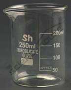 Beaker Sh Borosilicate Glass